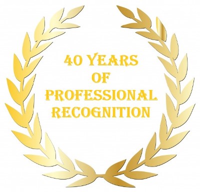 40 years of Professional Recognition